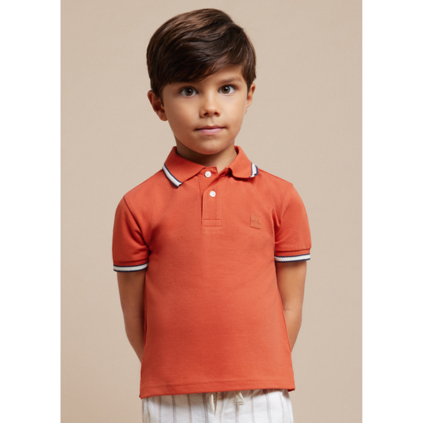 Short Sleve Polo || Chili Orange
