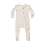 bamboo zip footie || oat check