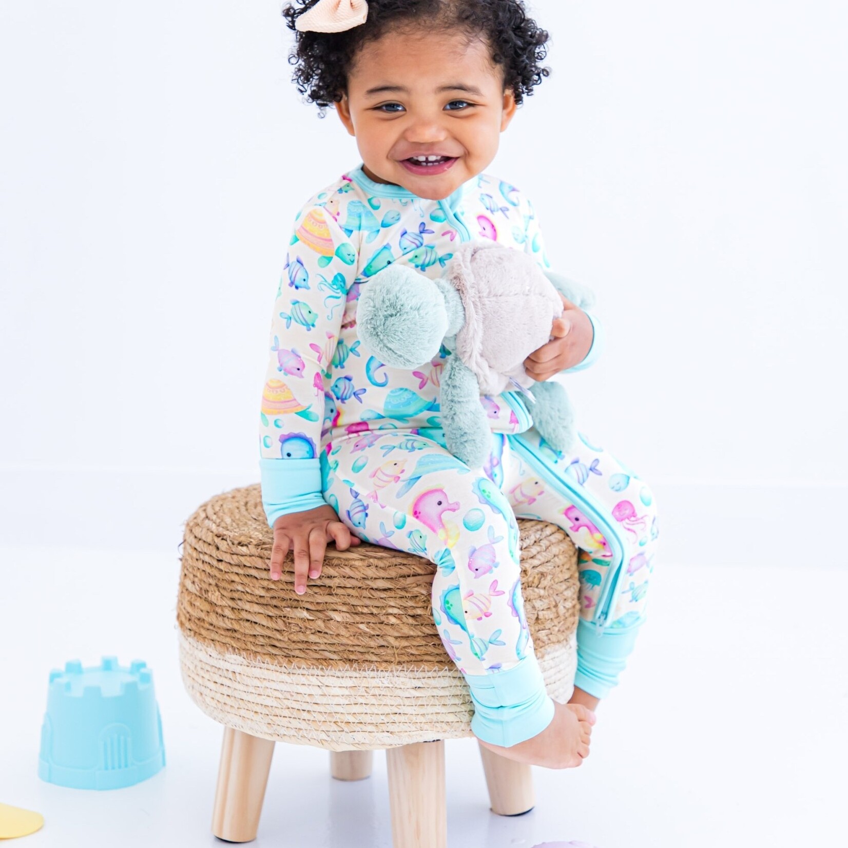 Birdie Bean Convertible Romper - Coral