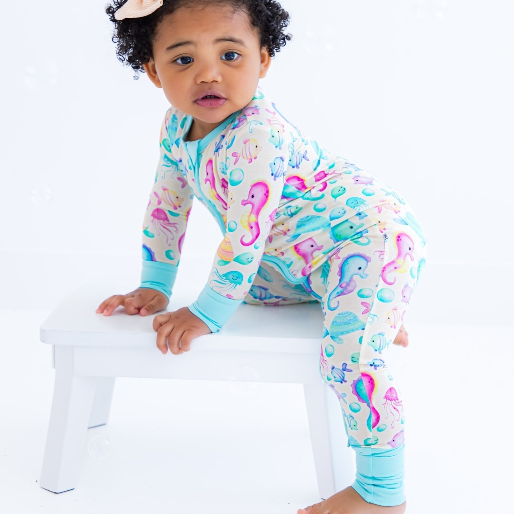 Birdie Bean Convertible Romper - Coral