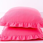 Birdie Bean Ribbed Pillowcase Set - Strawberry