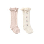 Elegant Baby Floral Knee Socks
