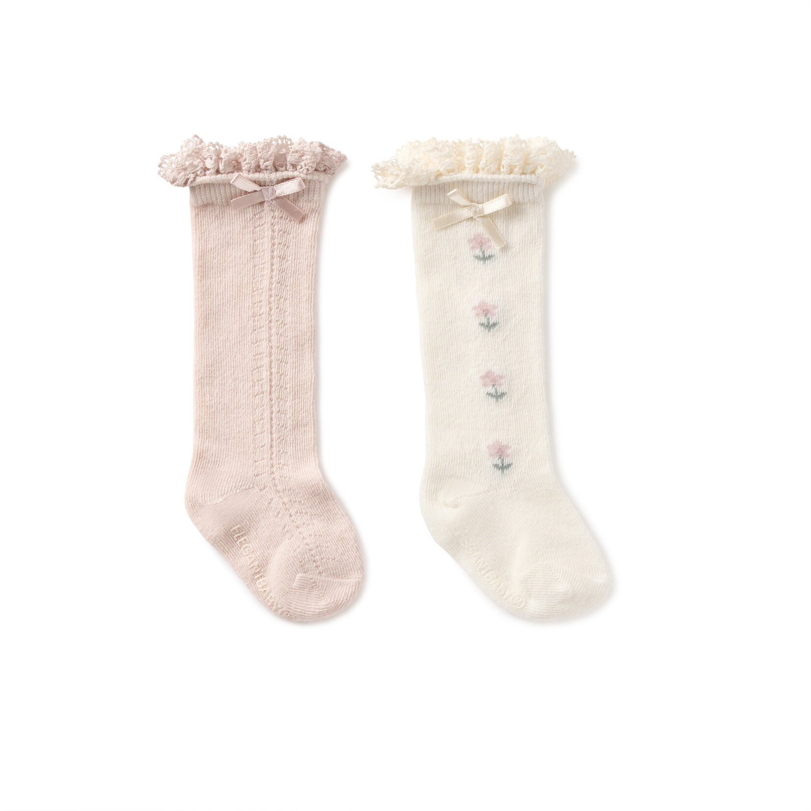 Elegant Baby Floral Knee Socks