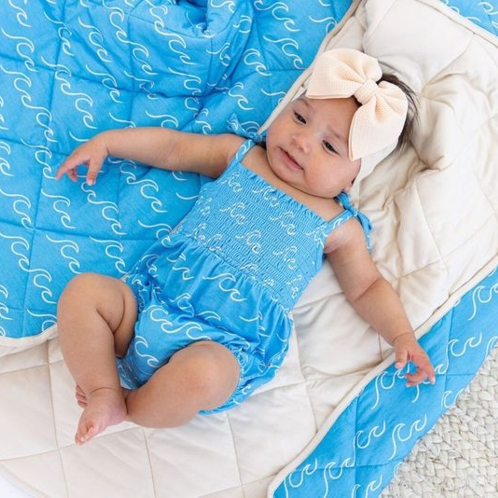 Birdie Bean Cove Smocked Birdie Bubble