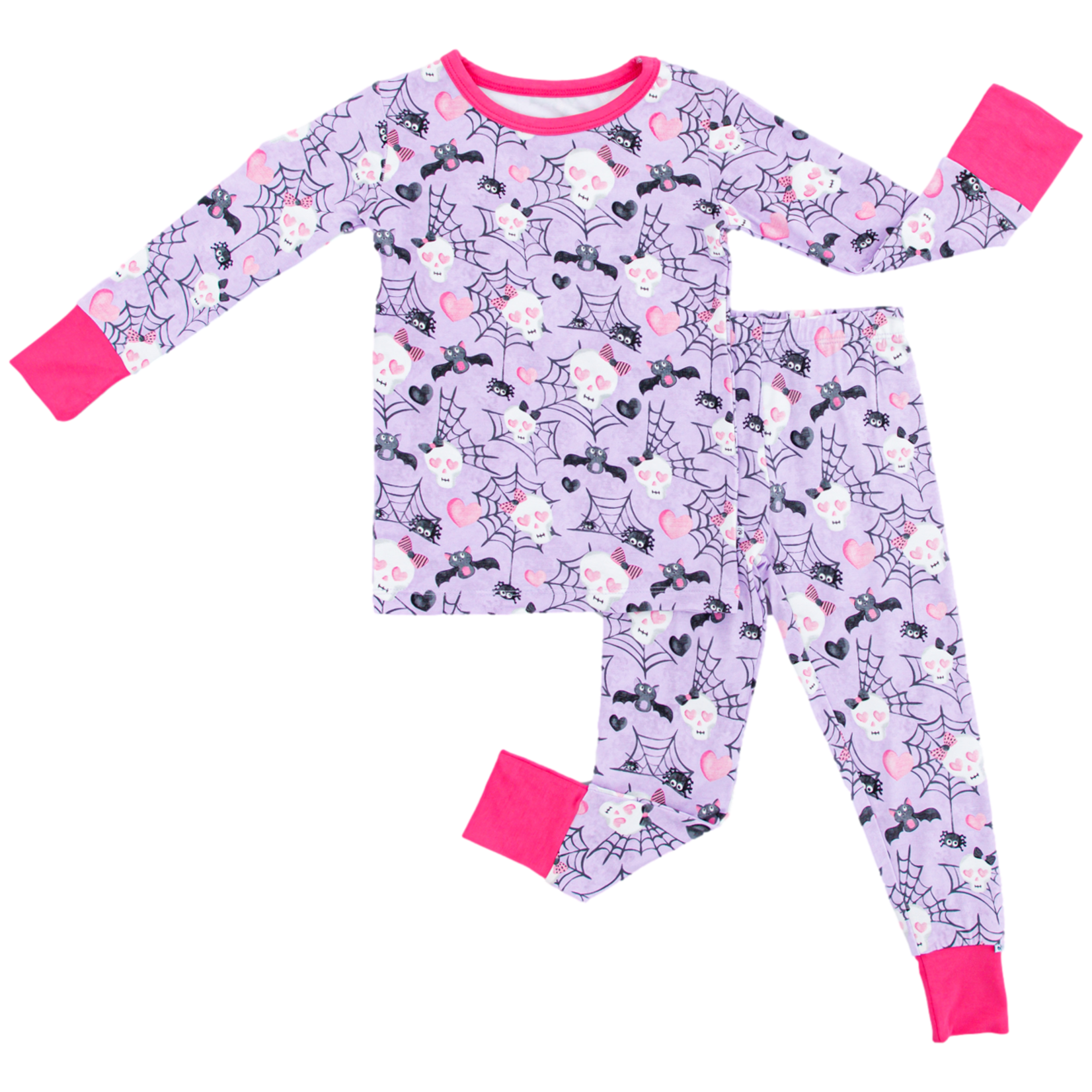 Birdie Bean carrie 2-piece glow-in-the-dark pajamas: LONG
