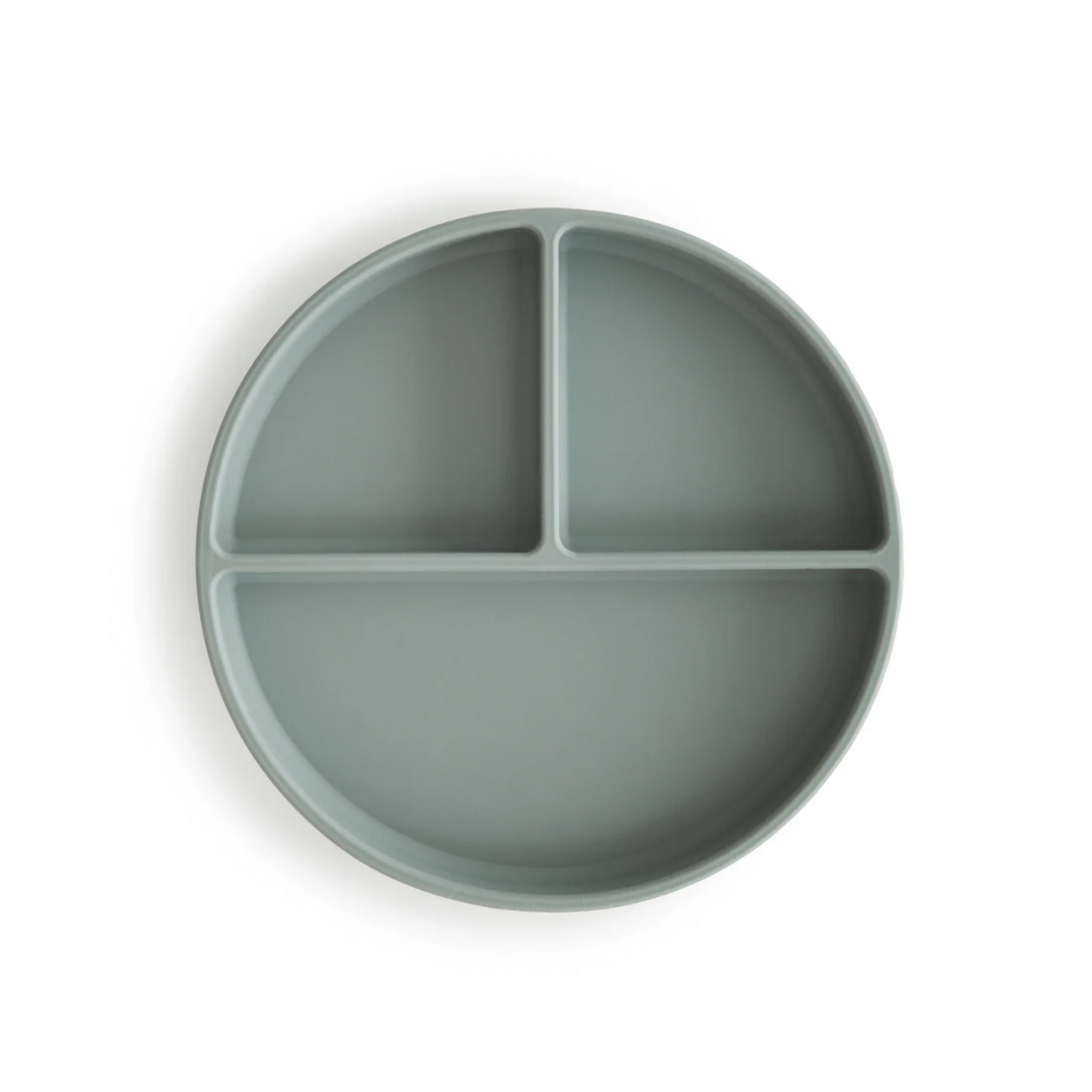 Mushie Silicone Suction Plate - Cambridge Blue