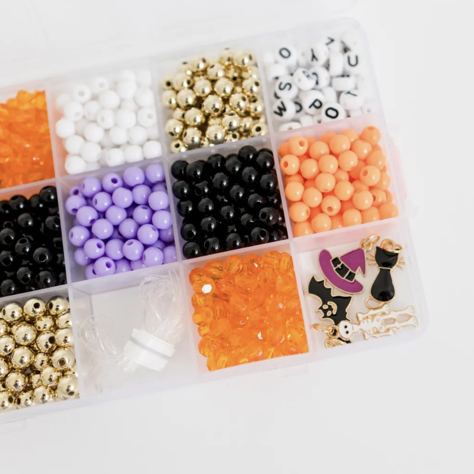 Stacked Sweetly Halloween Spooky Season DIY Stretchy Bracelet Craft Kit
