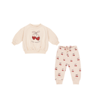 Relaxed Fleece Sweatshirt + Sweatpant Set|| Mon Amor