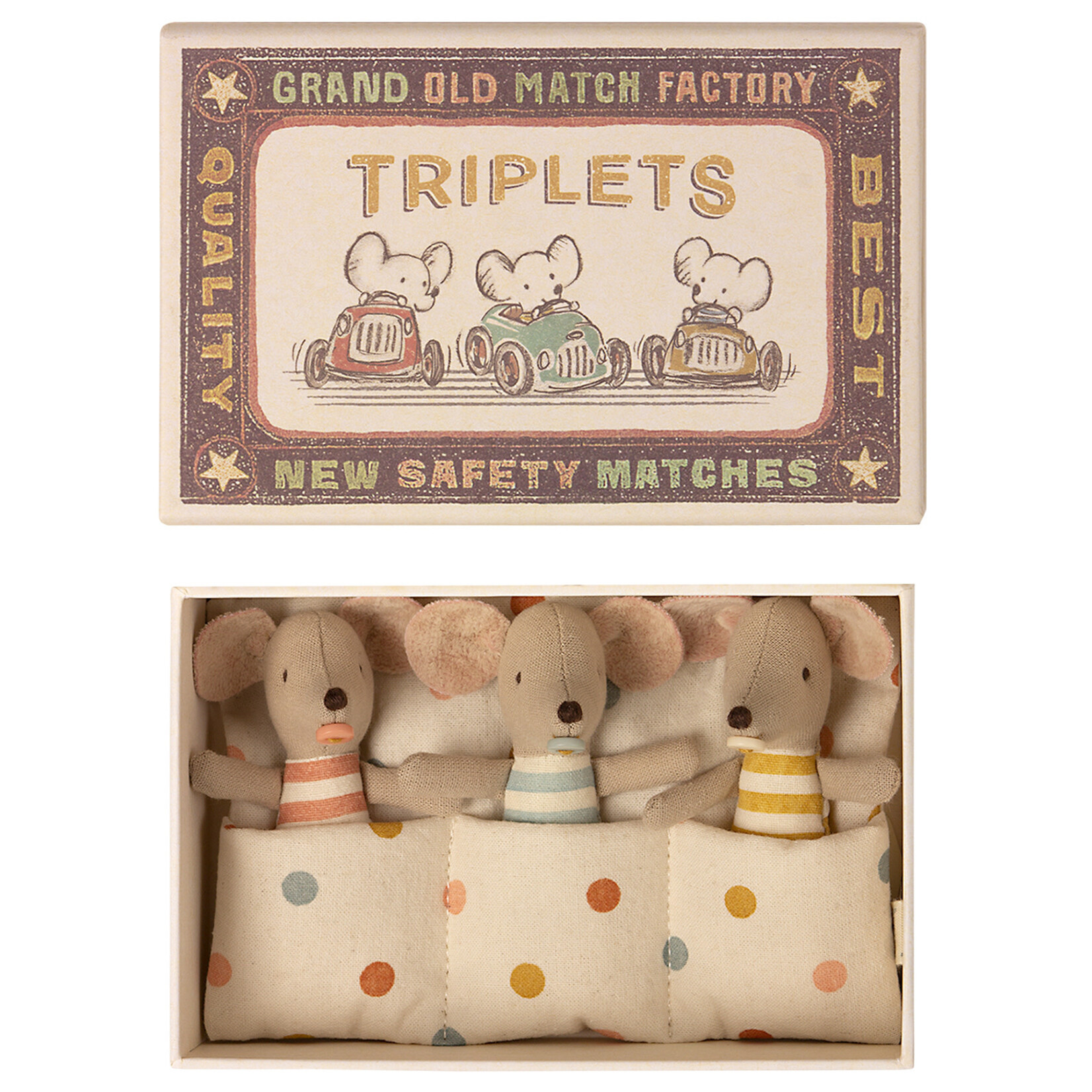 Triplets, Baby mice in matchbox 17-3001-01