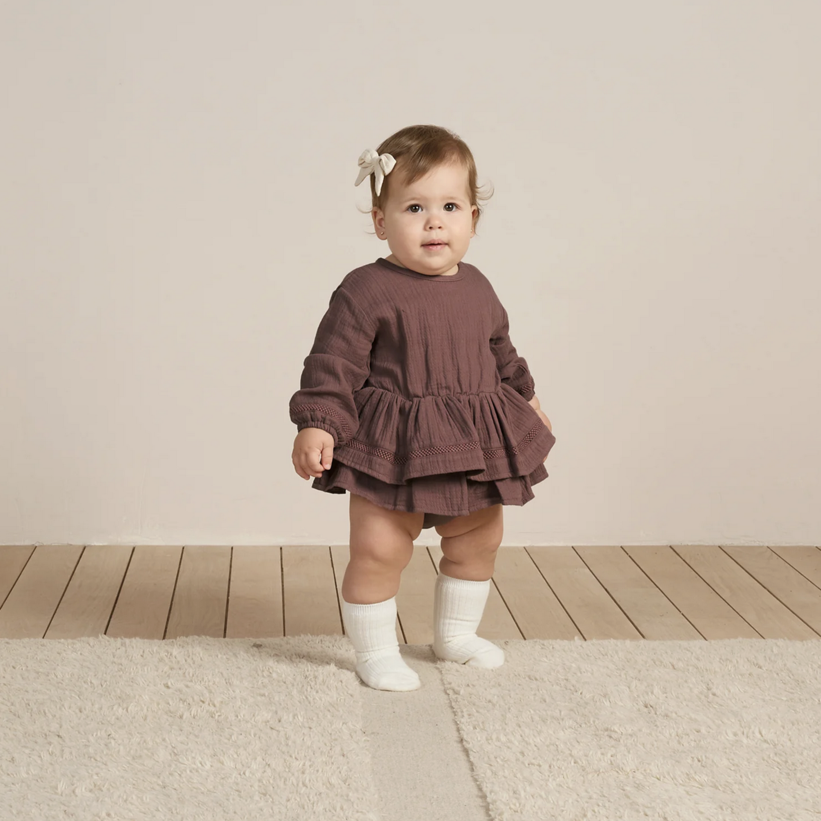 Rosie Romper || Plum