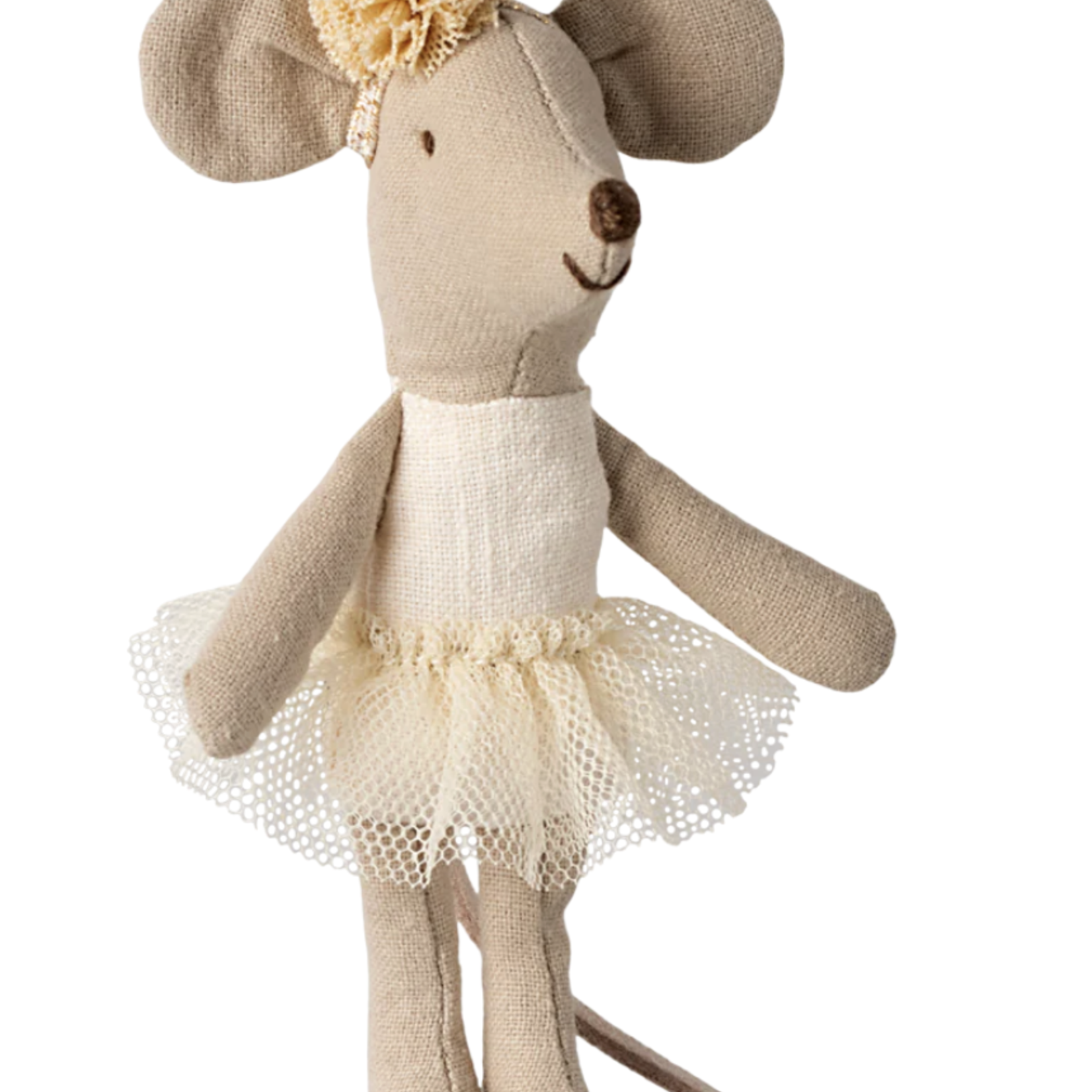 Ballerina mouse, Little sister - Off white 17-4107-00