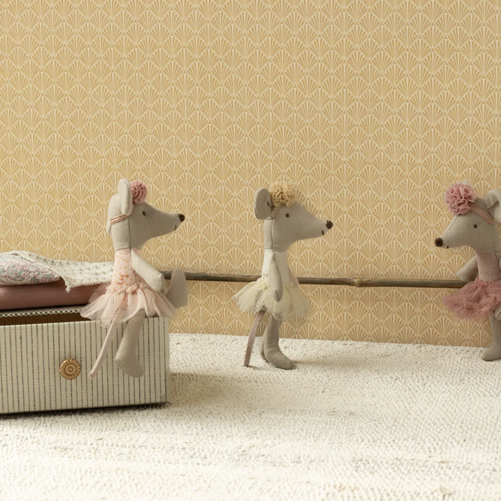 Ballerina mouse, Little sister - Off white 17-4107-00