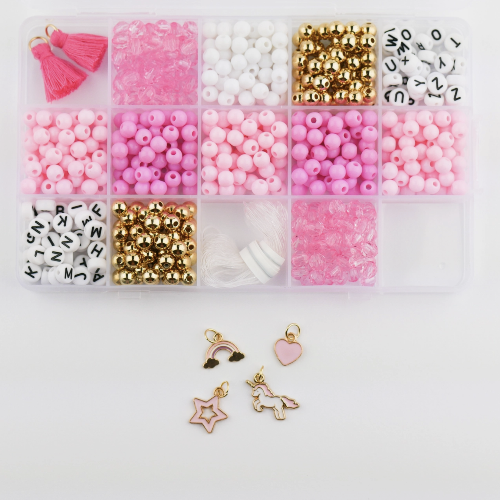 Stacked Sweetly Unicorn Dreams DIY Stretchy Bracelet Craft Kit