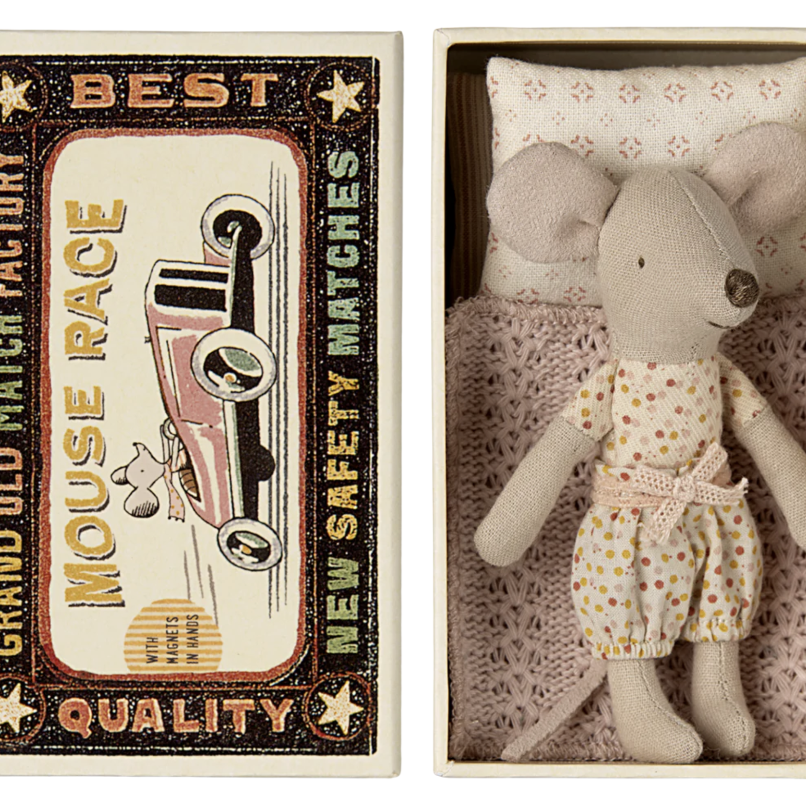 Little sister mouse in matchbox 17-4100-00