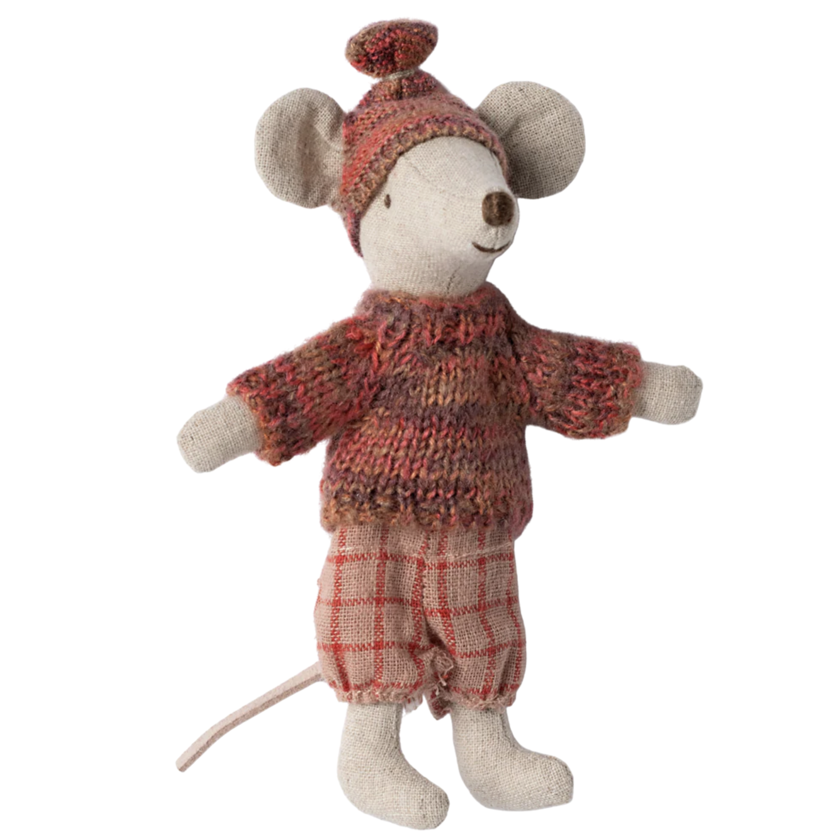 Winter mouse with ski set, Big sister - Rose 17-4210-00