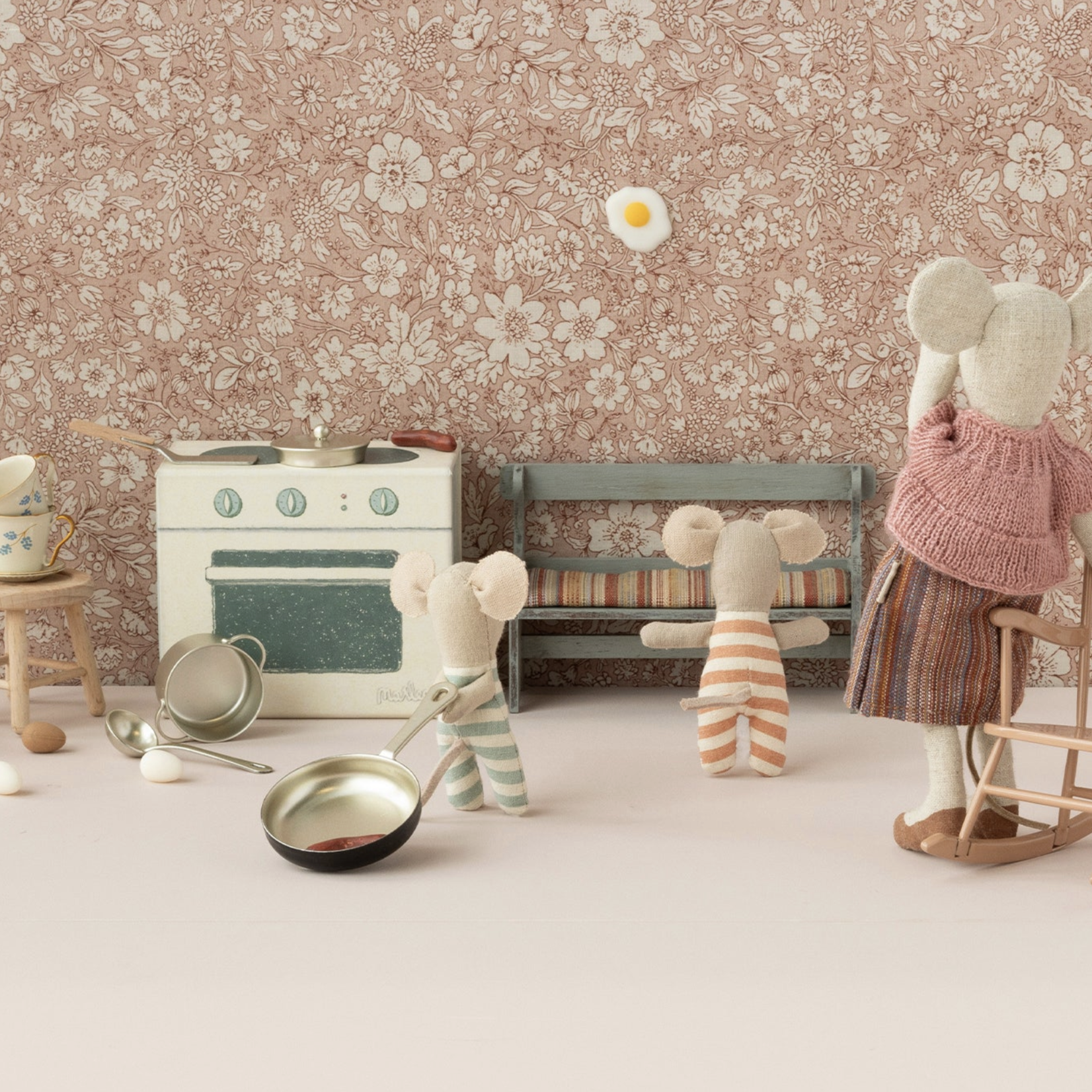 Rocking chair, Mouse - Dark powder 11-4112-00