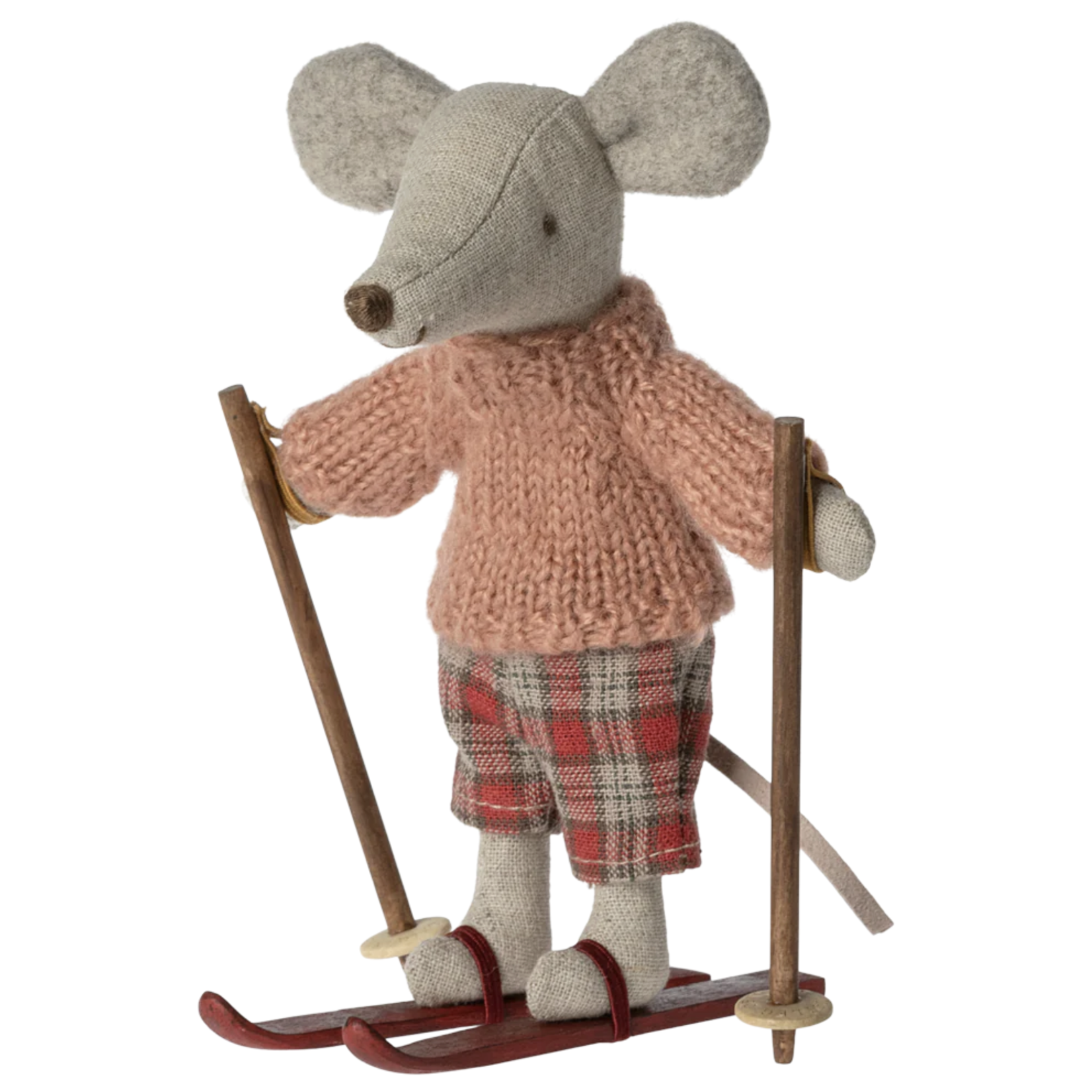 Winter mouse with ski set, Big sister 17-3211-00