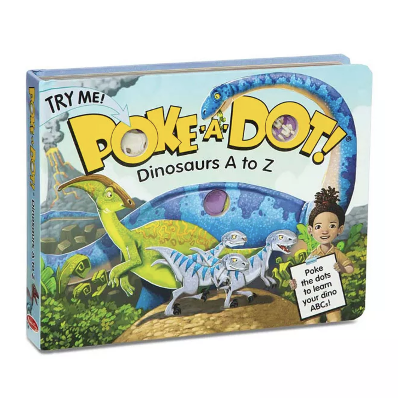 Poke-A-Dot: Dinosaurs A to Z Board Book