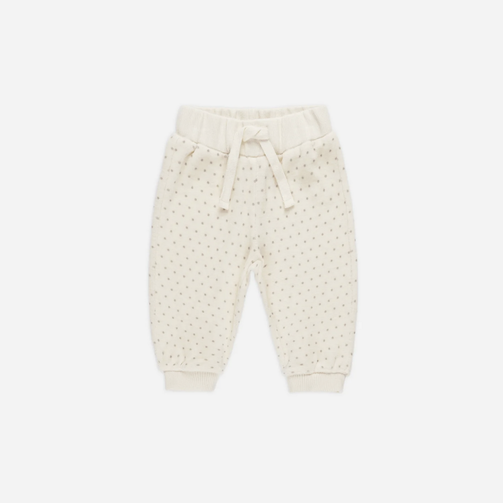 Velour Relaxed Sweatshirt + Pant Set || Polka Dot