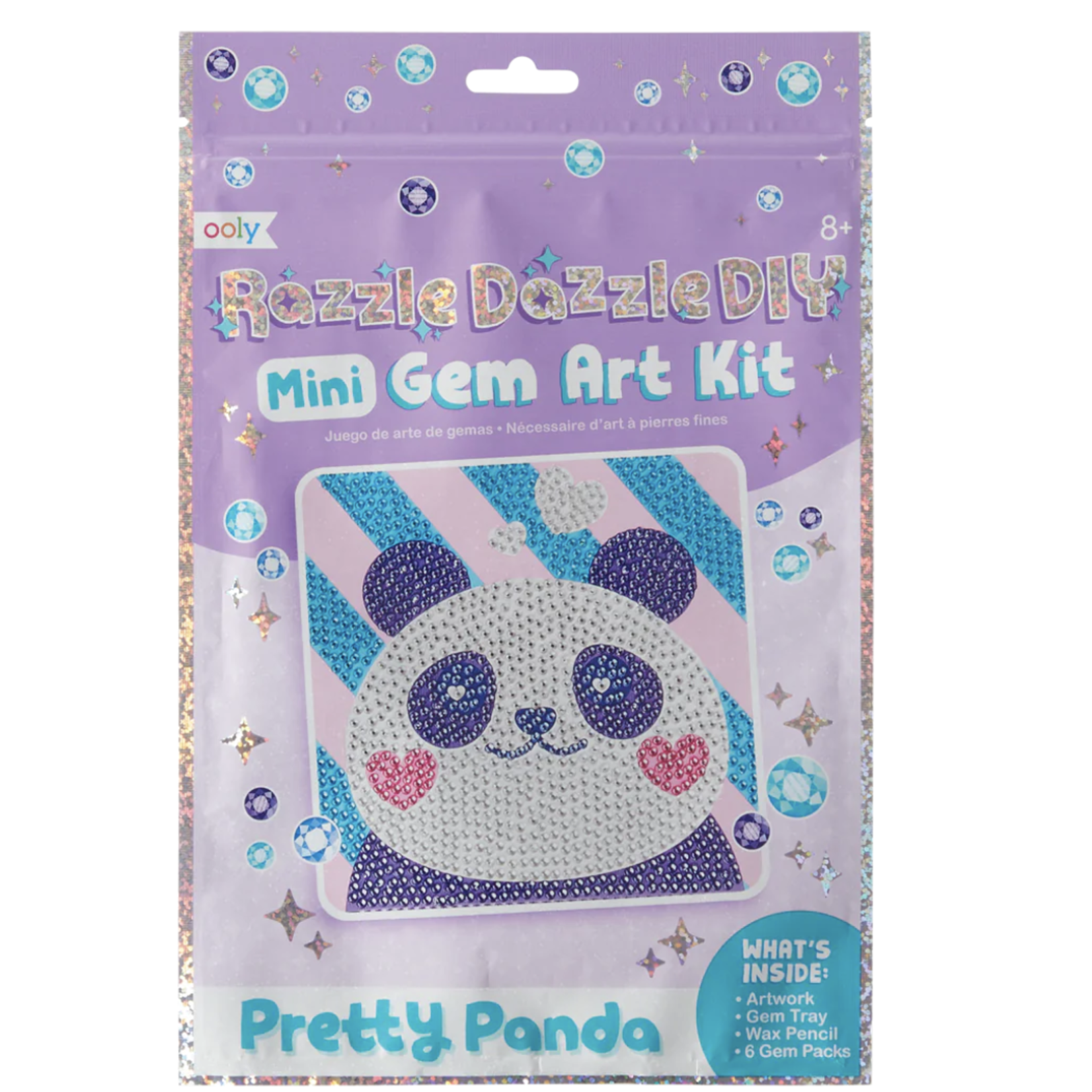 Razzle Dazzle D.I.Y. Mini Gem Art Kit- Pretty Panda
