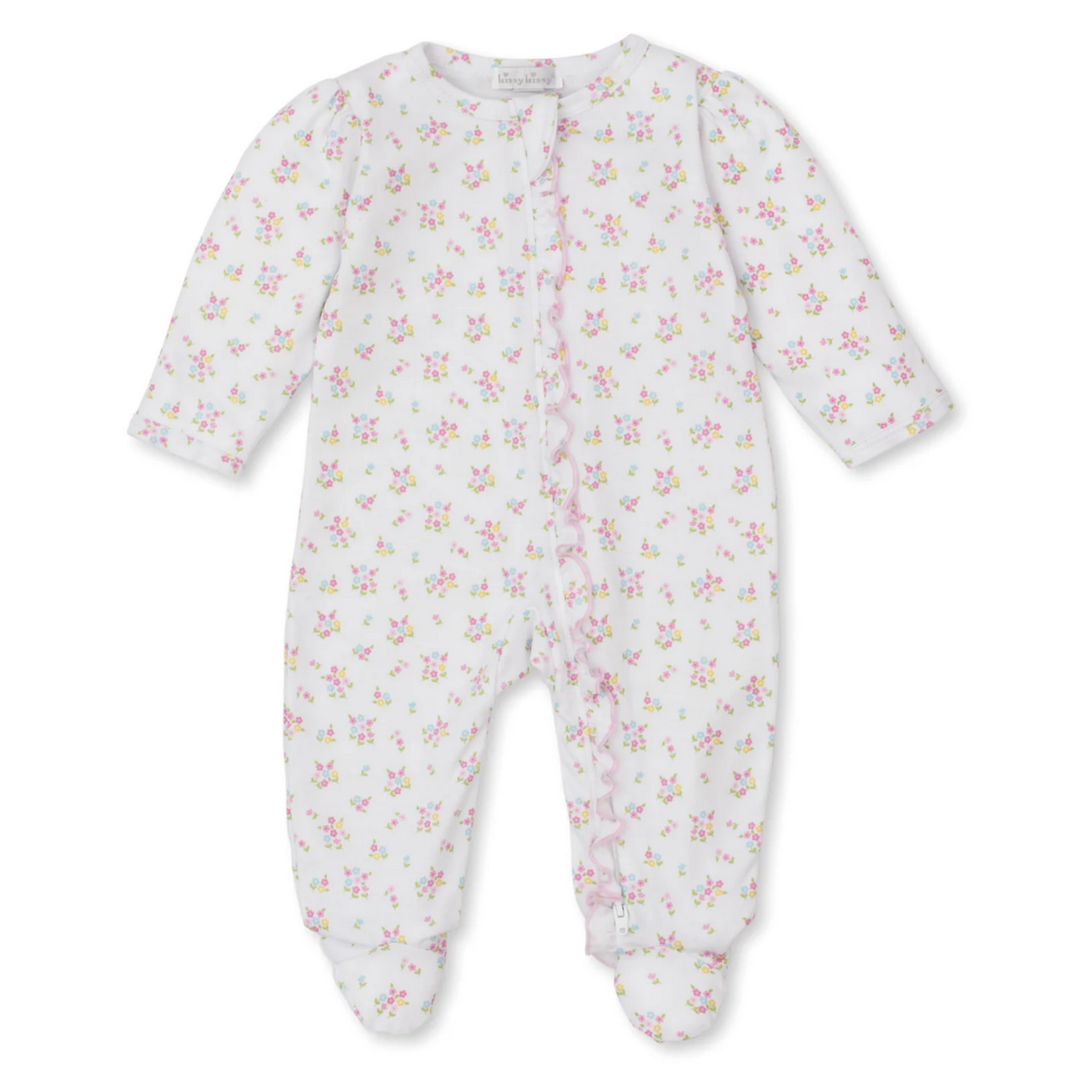Footie w/ Zip Comp | Rainbows Abloom | Multi