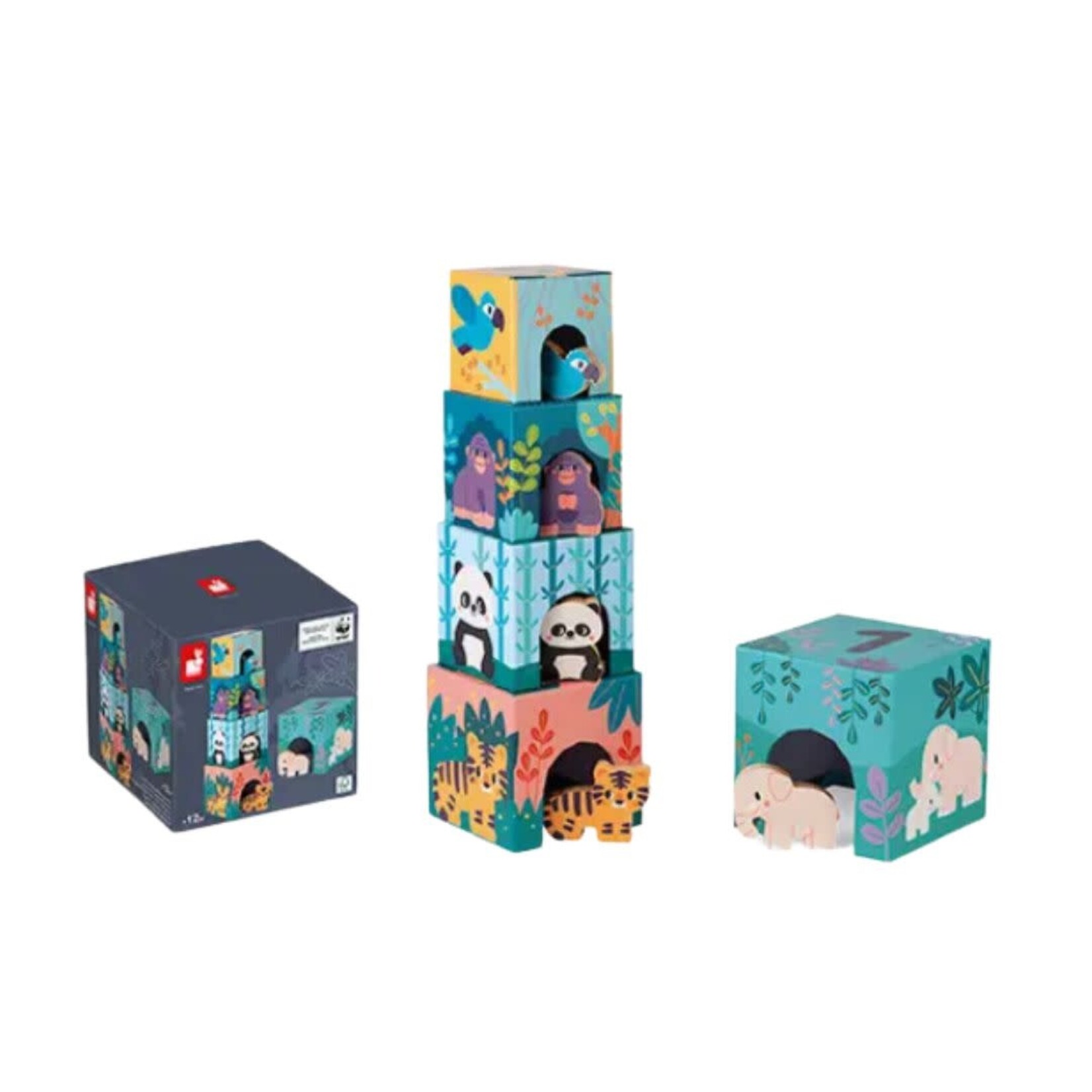 Pyramid and Animals Figurines