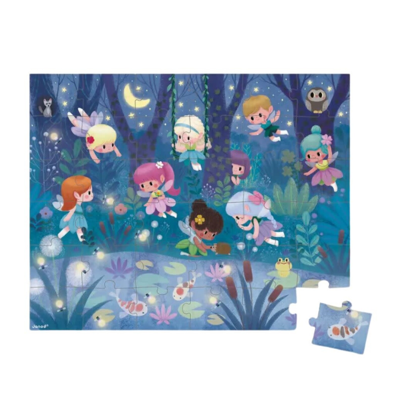 Fairies & Waterlillies Puzzle - 36pcs