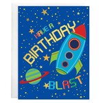 Gina B Designs Birthday Greeting Card - Birthday Blast Off