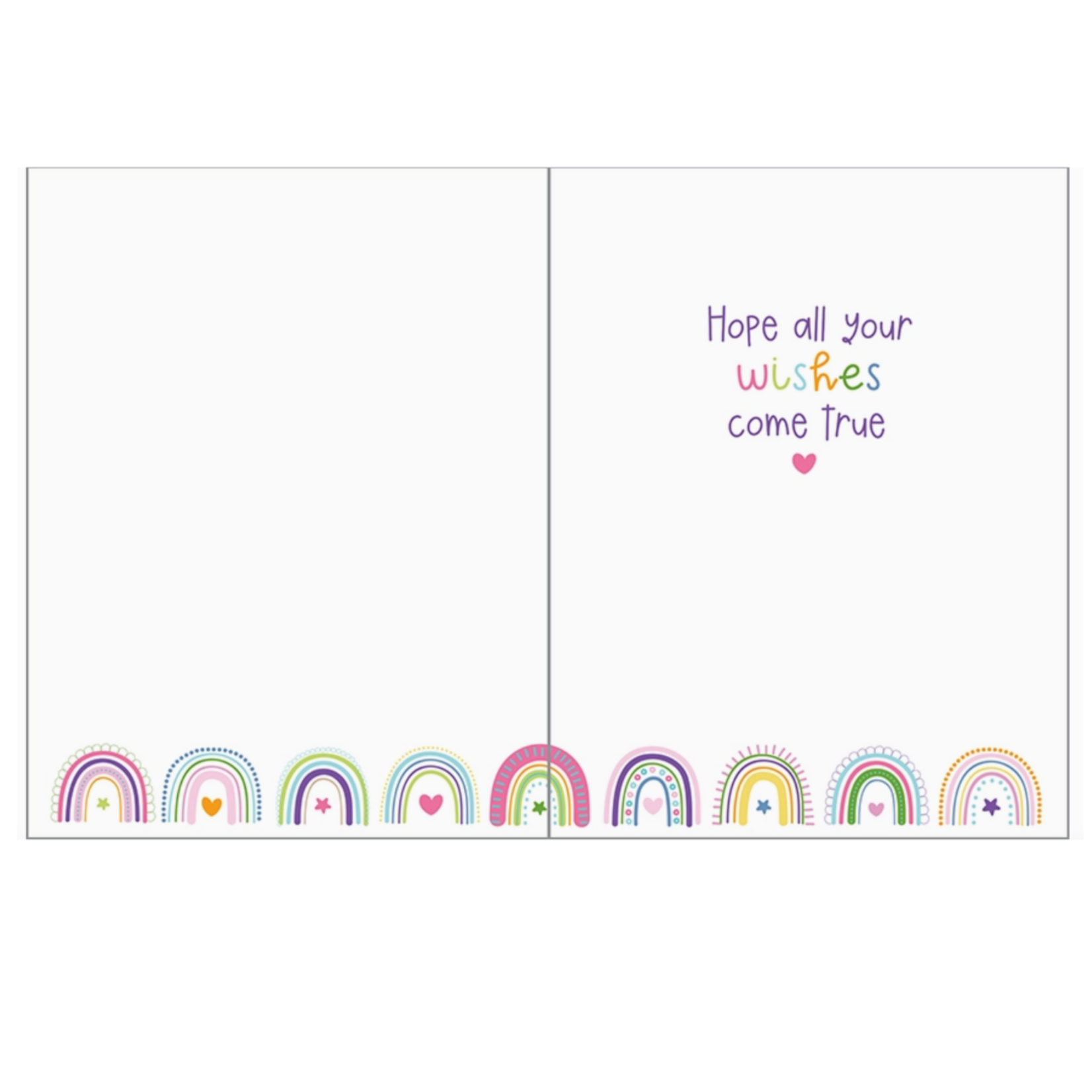 Gina B Designs Birthday Greeting Card - Rainbows