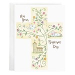 Gina B Designs Baby Card - Baptism Cross