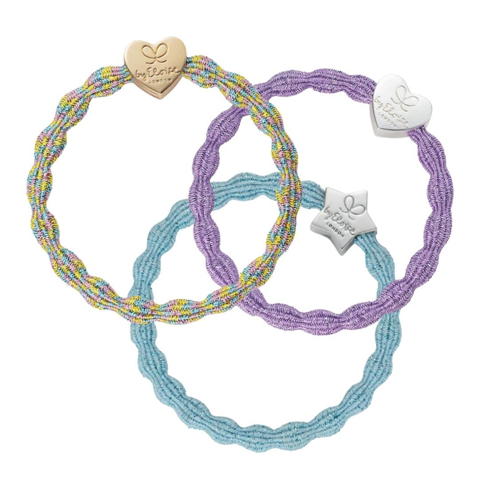 By Eloise Dreamy Unicorn 3 Band Set || Metallic Lilac, Candy, Light Blue o/s