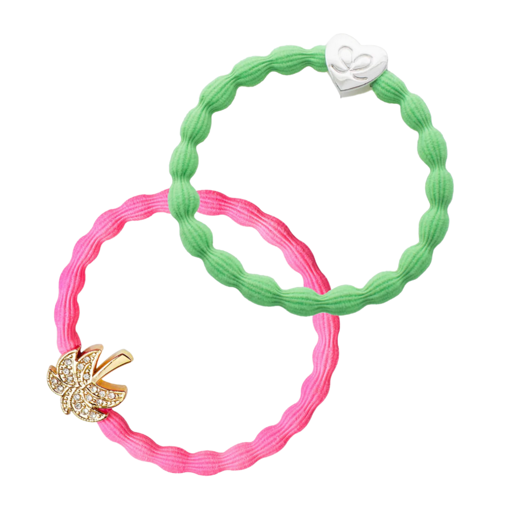By Eloise The Tropical 2 Band Set || Neon Pink /Neon Green o/s