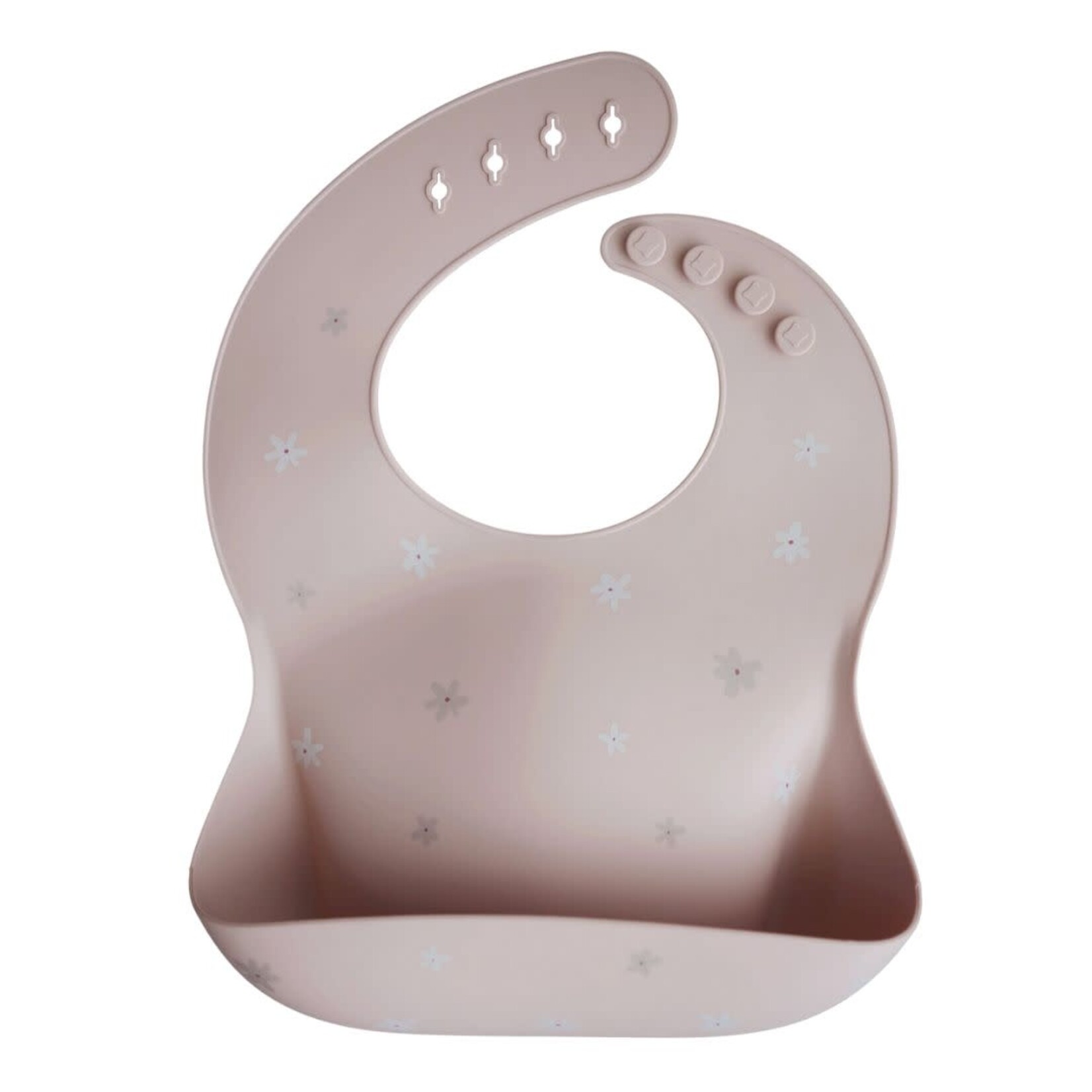 Mushie Silicone Baby Bib || Daisy