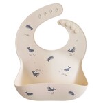 Mushie Silicone Baby Bib || Whales