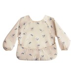 Mushie Long Sleeve Bib || Whales