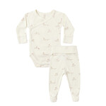 Side Snap Bodysuit + Pant Set || Bunnies