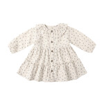 Ruffle Collar Button Dress || Bluebell