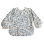 Mushie Long Sleeve Bib || Blue Flowers