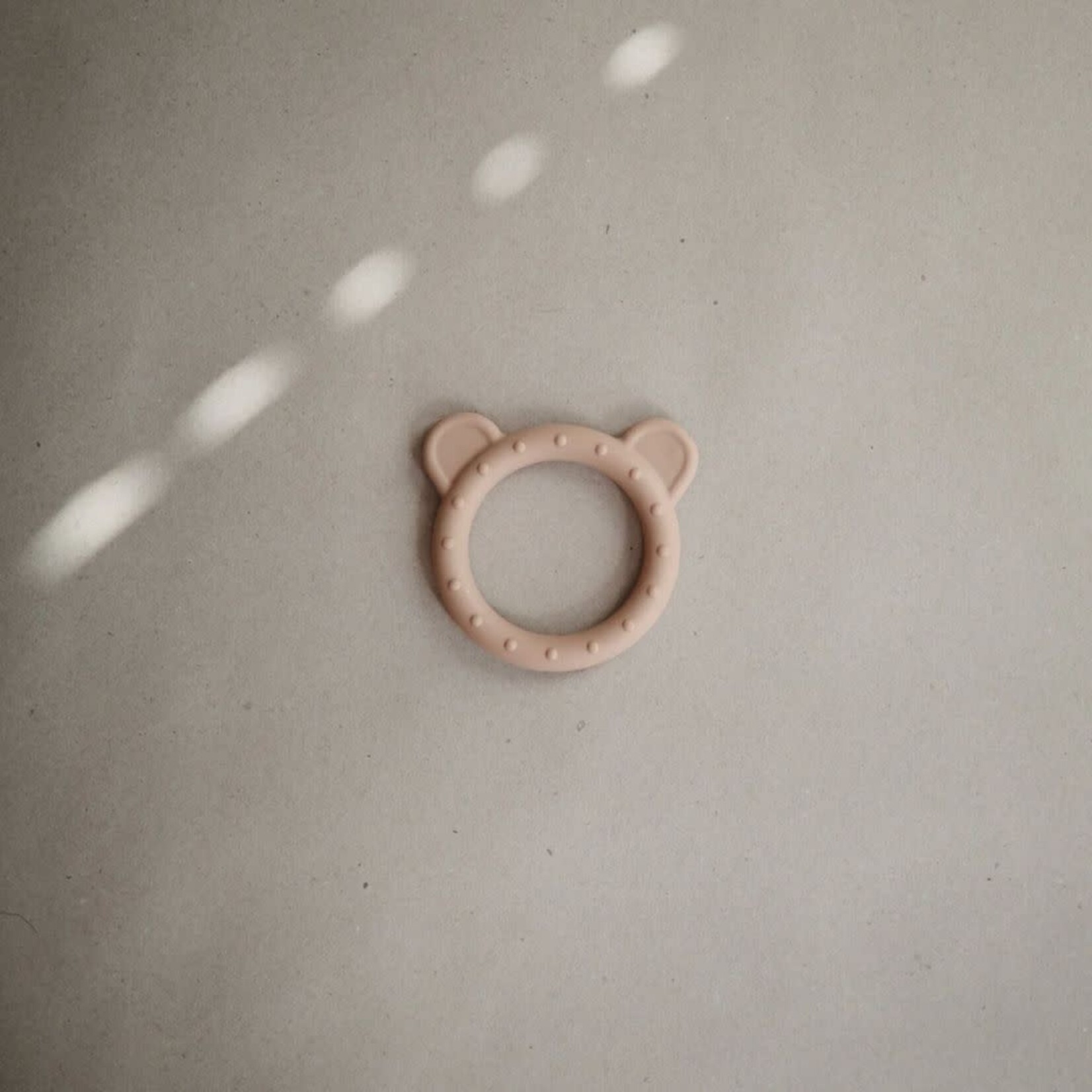 Mushie Bear Teether || Natural