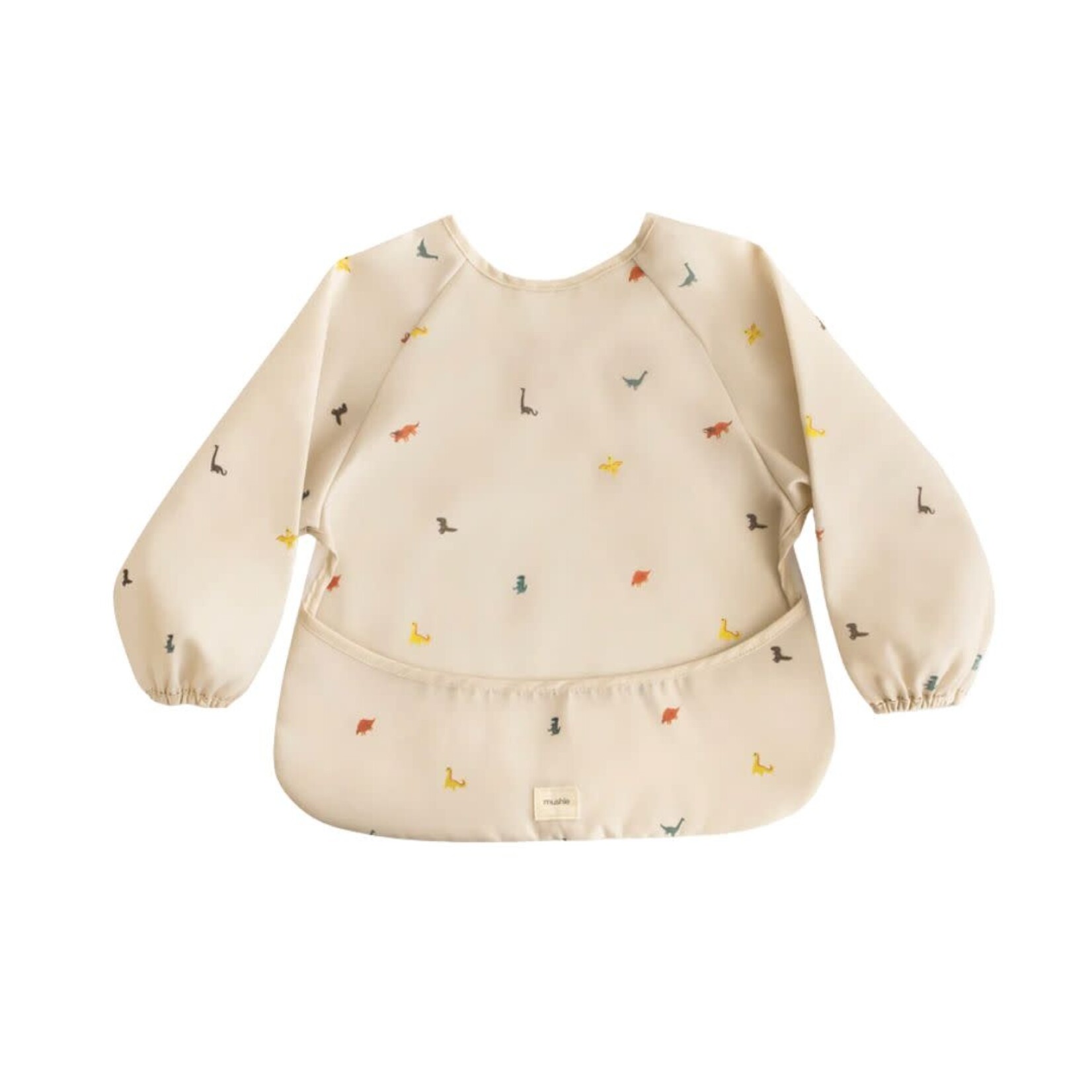 Mushie Long Sleeve Bib || Dinos