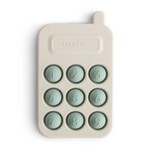 Mushie Phone Press Toy || Cambridge Blue