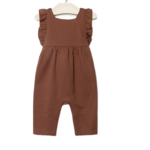 City Mouse Flutter Overall- Light Sweat- Cinnamon