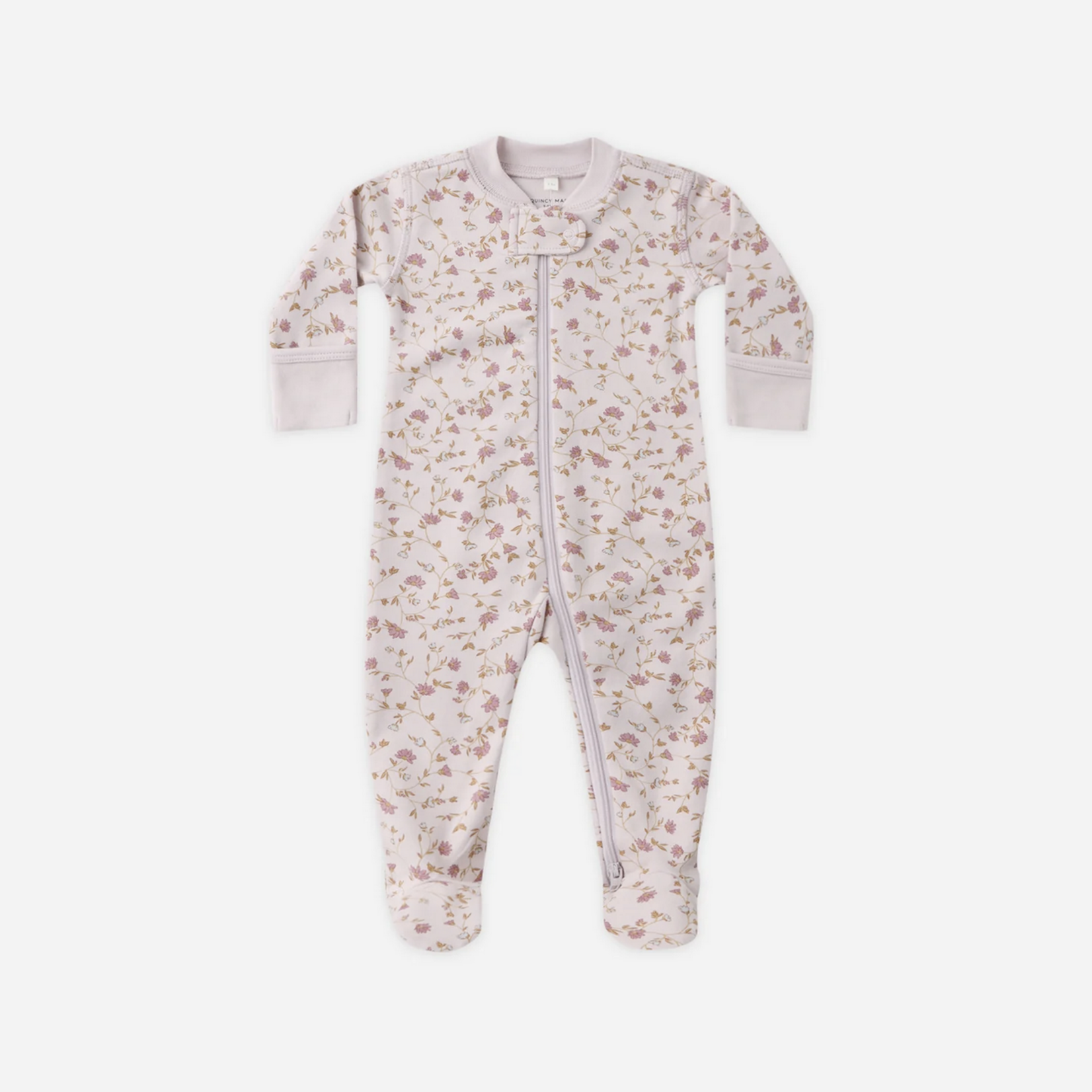 Zip Long Sleeve Sleeper Footie || Garden