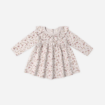 Ruffle Collar Jersey Dress || Garden