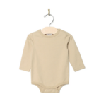 City Mouse Bodysuit- Combed Cotton-sesame