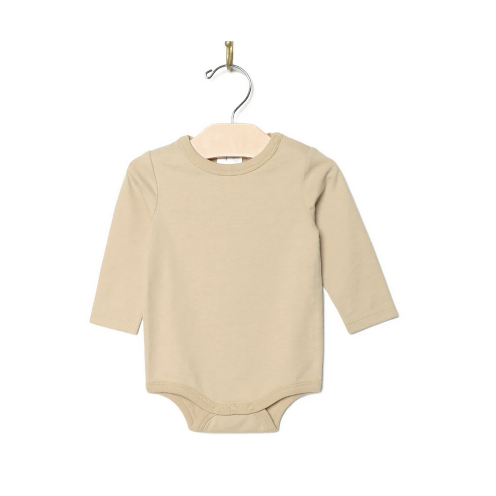 City Mouse Bodysuit- Combed Cotton-sesame