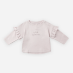 Ruffle Long Sleeve Tee || Wild Flower
