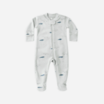 Zip Long Sleeve Sleeper Footie || Narwhals