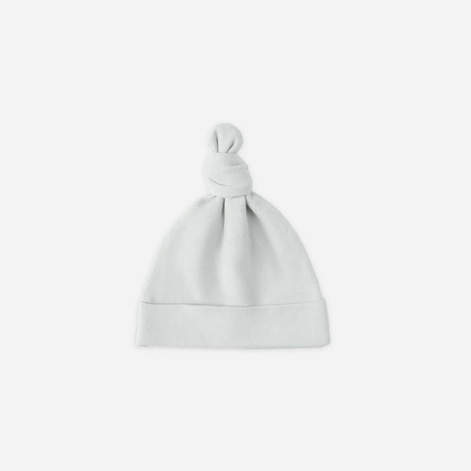 Knotted Baby Hat || Ice Blue