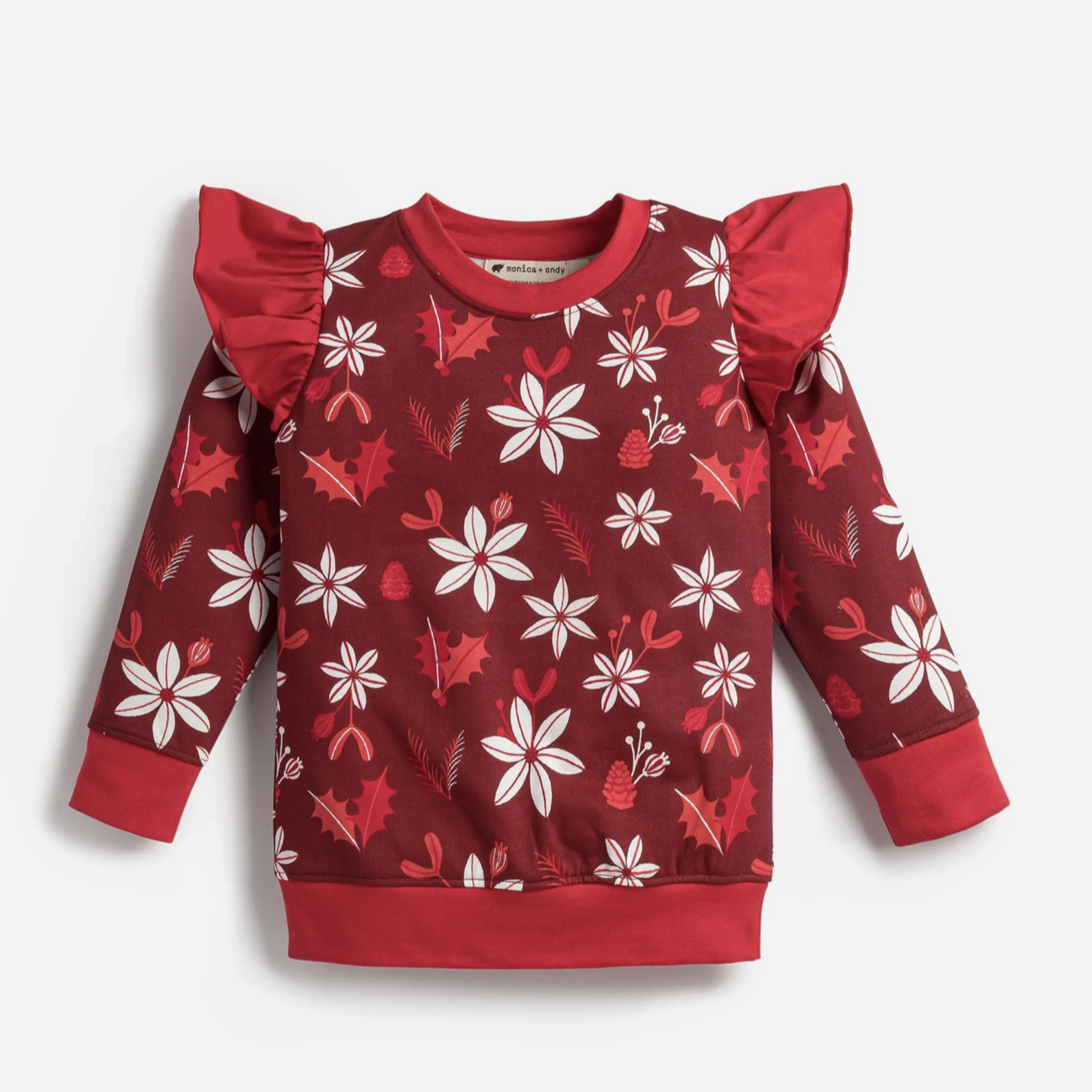 Monica + Andy Ruffle Sweeatshirt Leggings Bundle_winter Florals